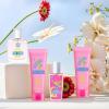 imageHybrid ampamp Company Bella Pour Femme 4Piece Gift Set for Women 50ml Perfume Body Lotion Mist Shower GelPink Summer