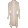 imageHybrid ampamp Company Womens Casual Open Front Drape Cardigan KSKW31127 G4000 MOCHA XL