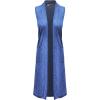 imageHybrid ampamp Company Womens Casual Sleeveless Open Front Drape Cardigan KSKW31130 COBALT BLU Xlarge