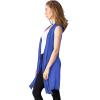 imageHybrid ampamp Company Womens Casual Sleeveless Open Front Drape Cardigan KSKW31130 COBALT BLU Xlarge