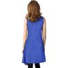 imageHybrid ampamp Company Womens Casual Sleeveless Open Front Drape Cardigan KSKW31130 COBALT BLU Xlarge