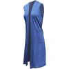imageHybrid ampamp Company Womens Casual Sleeveless Open Front Drape Cardigan KSKW31130 COBALT BLU Xlarge