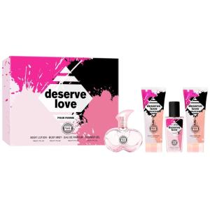 imageHybrid ampamp Company Bella Pour Femme 4Piece Gift Set for Women 50ml Perfume Body Lotion Mist Shower GelDeserve Love