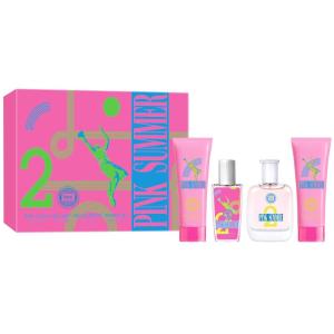 imageHybrid ampamp Company Bella Pour Femme 4Piece Gift Set for Women 50ml Perfume Body Lotion Mist Shower GelPink Summer