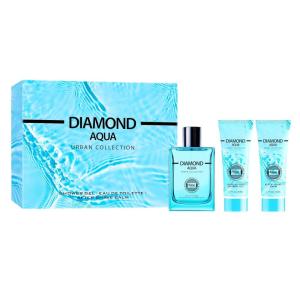 imageHybrid ampamp Company Blue Sky 3Pcs Gift Set For Men 100mlPerfumeampamp80mlAfter Shave Balm ampamp80mlShower GelDiamond Aqua