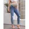 imageHybrid ampamp Company Maternity Womens Super Comfy Ultra Stretch Skinny JeansLight Wash1