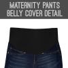imageHybrid ampamp Company Maternity Womens Super Comfy Ultra Stretch Skinny JeansRinse Wash1