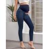 imageHybrid ampamp Company Maternity Womens Super Comfy Ultra Stretch Skinny JeansRinse Wash1