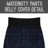 imageHybrid ampamp Company Maternity Womens Super Comfy Ultra Stretch Skinny JeansRinse Wash1
