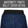 imageHybrid ampamp Company Ultimate Comfort Womens Maternity Slim Fit Stretch JeansDark Wash5