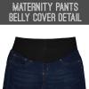 imageHybrid ampamp Company Ultimate Comfort Womens Maternity Slim Fit Stretch JeansRinse Wash2