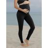 imageHybrid ampamp Company Womens Super Comfy Stretch Maternity Leggings Made in USA8826black
