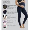 imageHybrid ampamp Company Womens Super Comfy Stretch Maternity Leggings Made in USA8826navy