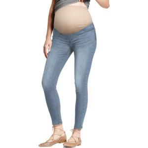 imageHybrid ampamp Company Maternity Womens Super Comfy Ultra Stretch Skinny JeansPm5804rsklight Wash