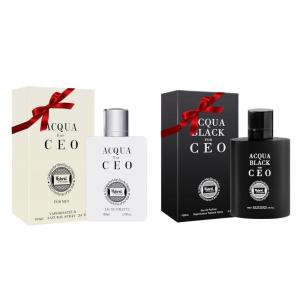 imageHybrid ampamp Company Mens 4 Pcs Classsic Scent Spray Eau De Toilette SprayACQUA BLACK Acqua for Ceo for men