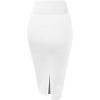 imageHybrid ampamp Company Womens Pencil Skirt Premium Nylon Ponte Stretch Office Made in The USA Below KneeKsk45006white