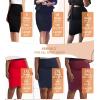 imageHybrid ampamp Company Womens Premium Nylon Ponte Stretch High Waist Pencil Suit Skirt Below Knee1073tolive