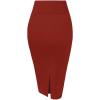 imageHybrid ampamp Company Womens Premium Nylon Ponte Stretch High Waist Pencil Suit Skirt Below Knee1073trust