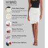 imageHybrid ampamp Company Womens Pencil Skirt Premium Ponte Basic Solid Stretch Above Knee Side SlitKsk450121073tivory