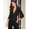 imageHybrid ampamp Company Women Super Comfy Ponte Office BlazerBrown