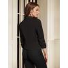 imageHybrid ampamp Company Women Super Comfy Ponte Office BlazerBrown