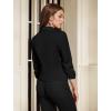 imageHybrid ampamp Company Women Super Comfy Ponte Office BlazerPremium Pontyblack