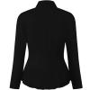 imageHybrid ampamp Company Womens Casual Work Office Elegant Open Front Premium Nylon Blazer JacketJk1135black