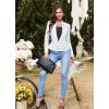 imageHybrid ampamp Company Womens Casual Work Office Elegant Open Front Premium Nylon Blazer JacketJk1135ivory