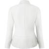 imageHybrid ampamp Company Womens Casual Work Office Elegant Open Front Premium Nylon Blazer JacketJk1135ivory