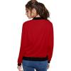 imageHybrid ampamp Company Womens Fashion Color Casual Office Comfy Zip Up Bomber Jacket Made in USA8750red