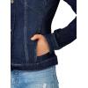 imageHybrid ampamp Company Womens Long Sleeve Denim Jackets Basic Button Down Jean Jacket with PocketsJk22880indigo