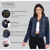 imageHybrid ampamp Company Womens Long Sleeve Denim Jackets Basic Button Down Jean Jacket with PocketsJk37350indigo