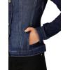 imageHybrid ampamp Company Womens Long Sleeve Denim Jackets Basic Button Down Jean Jacket with PocketsJk37350indigo