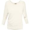 imageHybrid ampamp Company Womens Super Comfy Boat Neck Dolman Top ShirtLong Sleeveivory