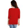 imageHybrid ampamp Company Womens Super Comfy Boat Neck Dolman Top ShirtLong Sleevered