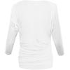 imageHybrid ampamp Company Womens Super Comfy Boat Neck Dolman Top ShirtLong Sleevewhite