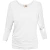 imageHybrid ampamp Company Womens Super Comfy Boat Neck Dolman Top ShirtLong Sleevewhite