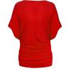 imageHybrid ampamp Company Womens Super Comfy Boat Neck Dolman Top ShirtRed