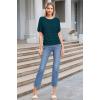 imageHybrid ampamp Company Womens Super Comfy Boat Neck Dolman Top ShirtTeal