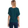 imageHybrid ampamp Company Womens Super Comfy Boat Neck Dolman Top ShirtTeal