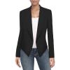 imageHybrid ampamp Company Womens Casual Work Office Blazer Open Front Heavy Ponti Shawl Collar Long Sleeve JacketCharcoal9789