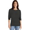 imageHybrid ampamp Company Womens Super Comfy Boat Neck Dolman Top ShirtLong Sleevechr