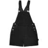 imageHybrid ampamp Company Women Denim Shorts Rompers Sleeveless Adjustable Strap Overalls Cross Back JumpsuitShv156998black