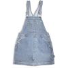 imageHybrid ampamp Company Women Denim Shorts Rompers Sleeveless Adjustable Strap Overalls Cross Back JumpsuitShv156998light Wash