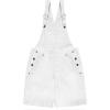imageHybrid ampamp Company Women Denim Shorts Rompers Sleeveless Adjustable Strap Overalls Cross Back JumpsuitShv156998white