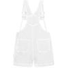 imageHybrid ampamp Company Women Denim Shorts Rompers Sleeveless Adjustable Strap Overalls Cross Back JumpsuitShv156998white