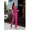 imageHybrid ampamp Company Womens Casual Work Office Dressy Double Lapel Single Button Peplum Comfortable BlazerFuchsiadressy  Premium Weight