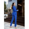 imageHybrid ampamp Company Womens Casual Work Office Dressy Double Lapel Single Button Peplum Comfortable BlazerRoyaldressy  Premium Weight