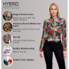 imageHybrid ampamp Company Womens Fashion Military Crop Premium Ultra Stretch GoldSliver Millennium Zipper Up Dressy Blazer Jacket11098aqumul