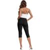 imageHybrid ampamp Company Womens Perfectly Shaping Hyper Stretch Bermuda Shorts CapriCapriblack